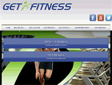 Tablet Screenshot of getfitnessclubs.com